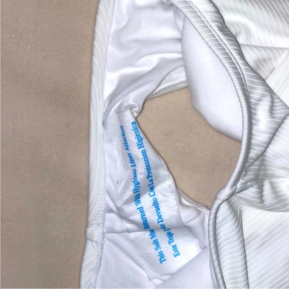 NWT Stoney Clover Lane White with Pink Hearts Bathing Suit 20W - Picture 4 of 5